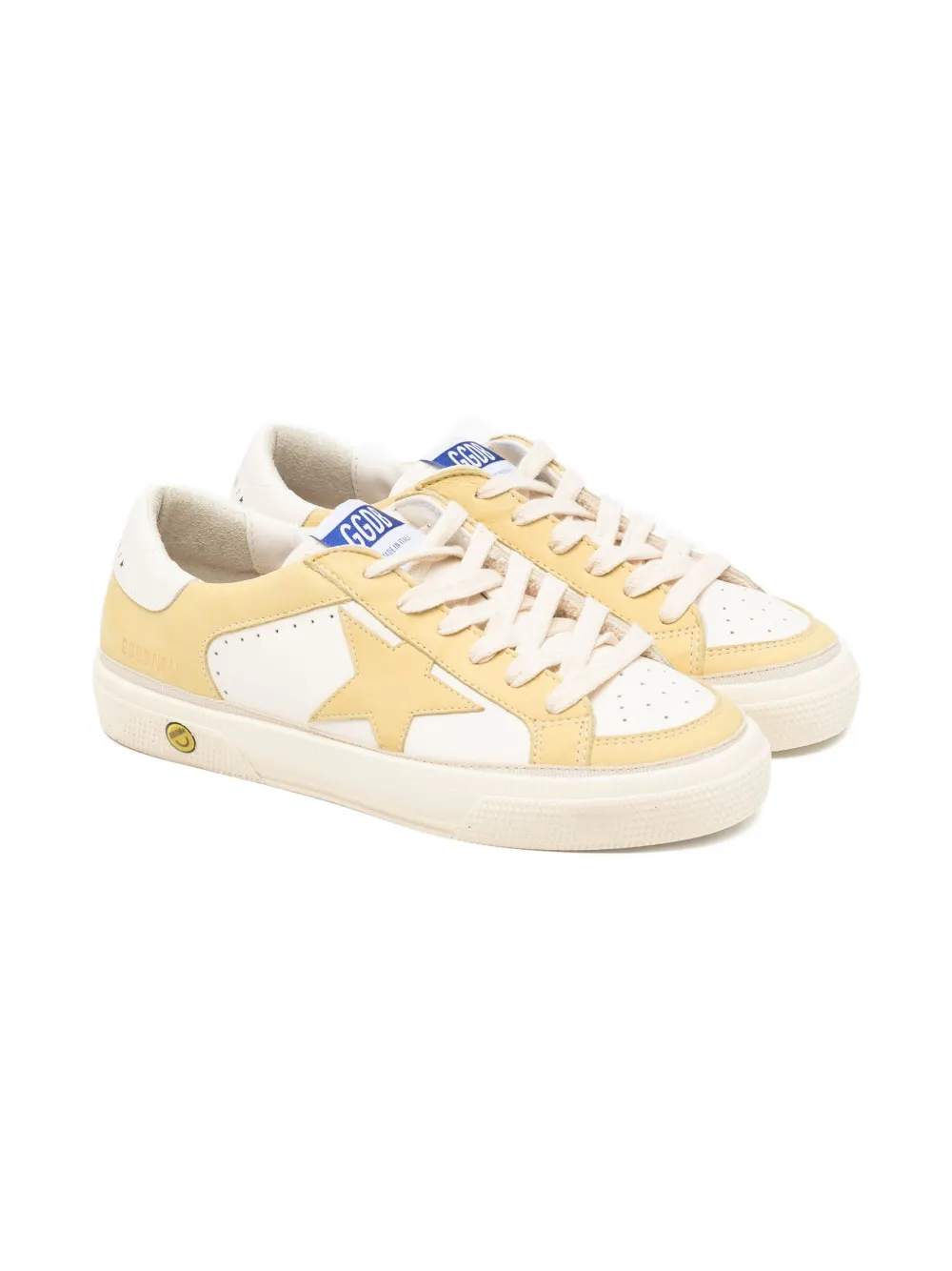Golden Goose May Teen Trainers In Yellow