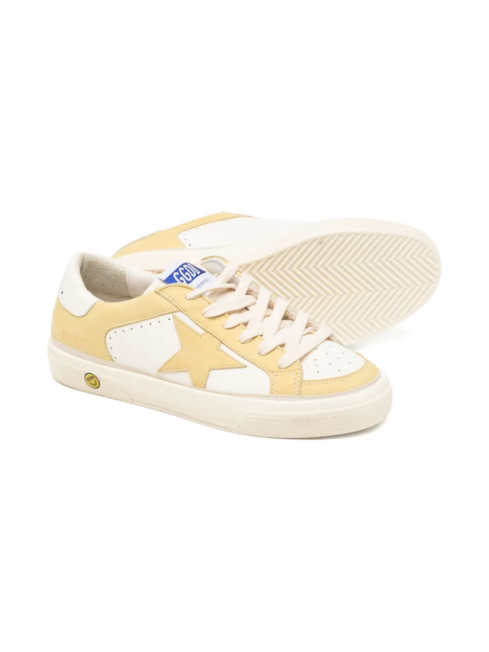 Golden Goose Kids May Teen trainers Yellow