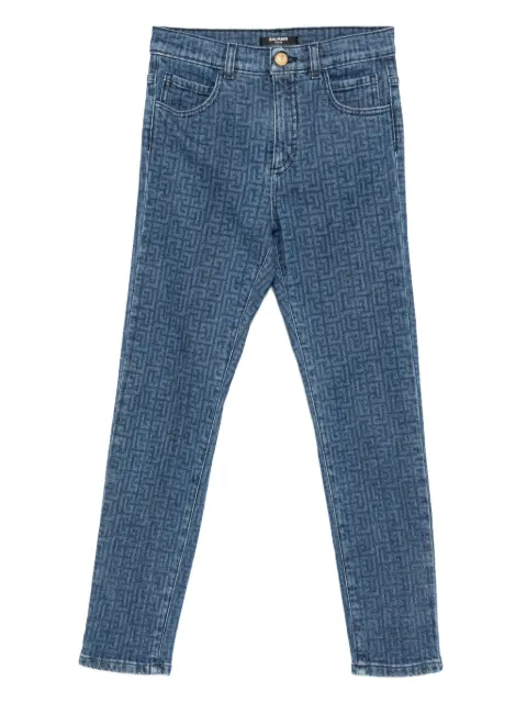 Balmain Kids PB Labyrinth jeans
