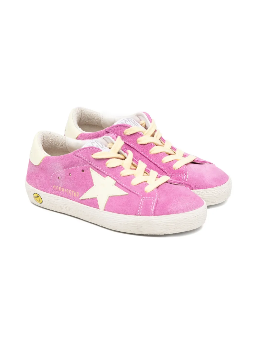 Golden Goose Kids' Super-star Trainers In Pink