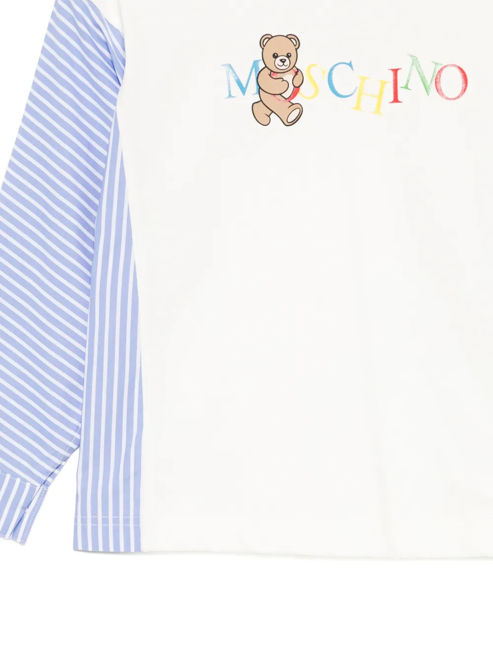 Moschino Kids T-shirt met logoprint Wit