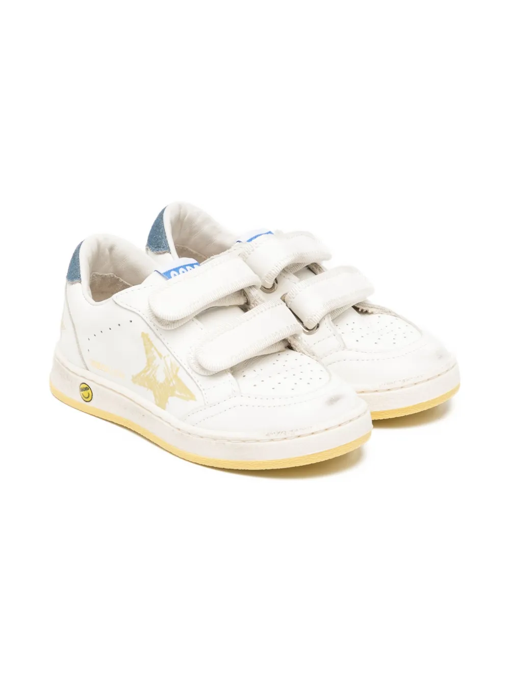 Golden Goose Kids' Junior Old School Trainers In White