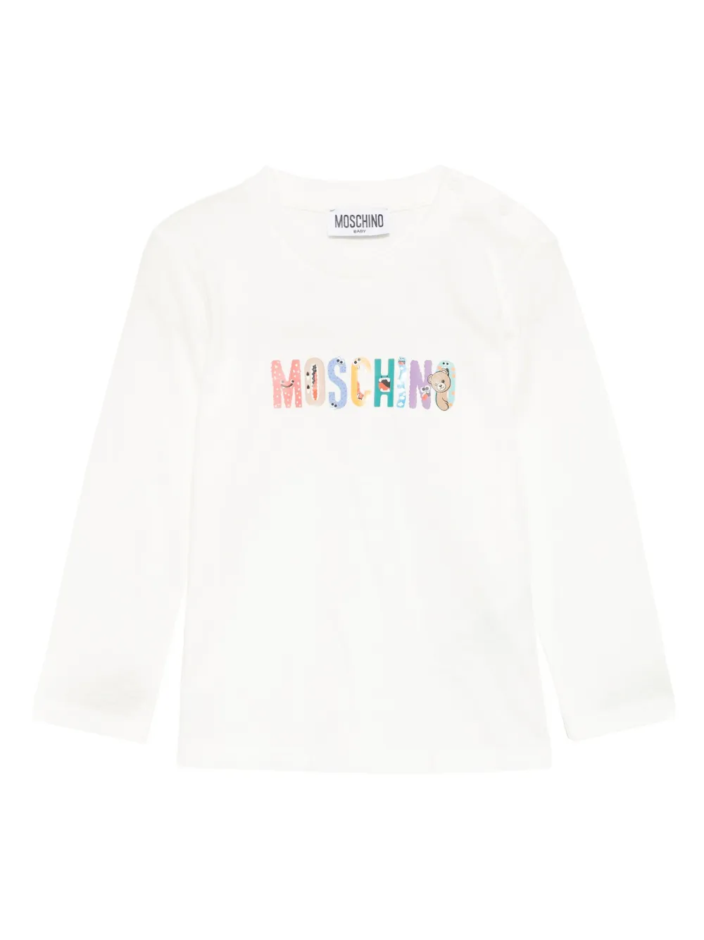 Moschino Kids logo-print top | White | Image 1