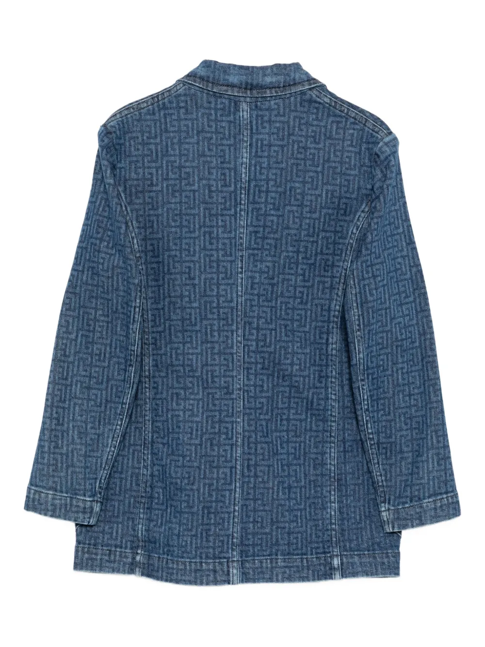 Balmain Pb Labyrinth Blazer In Blue
