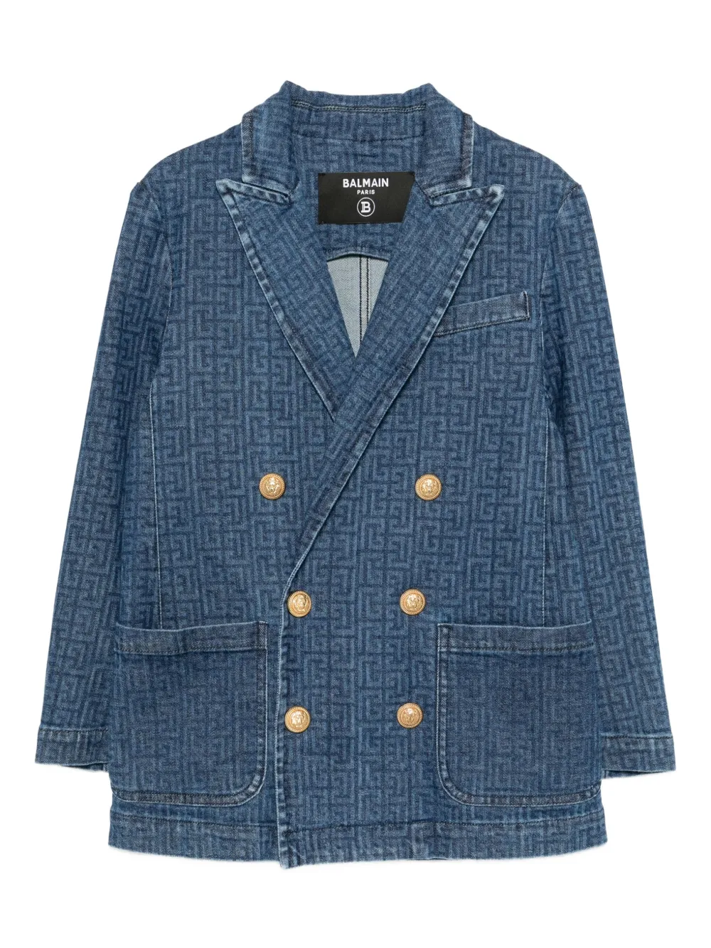 Balmain Kids PB Labyrinth blazer - Blu