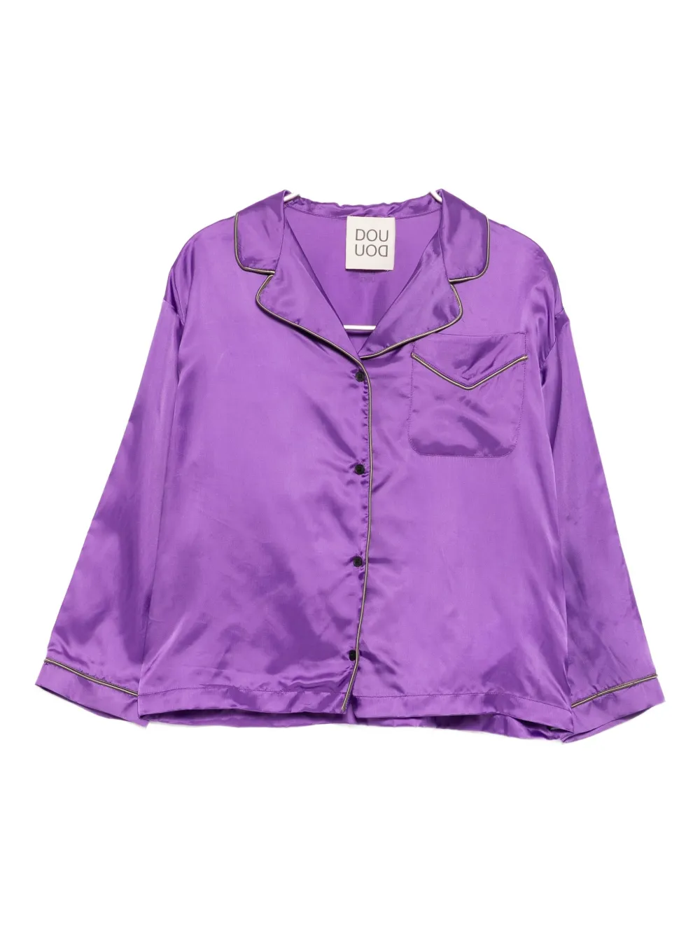 Douuod Logo-print Top In Purple