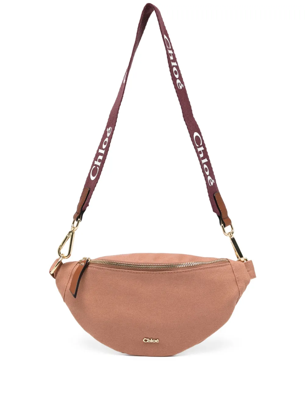 Chloé Kids logo-strap belt bag | Brown | Image 1
