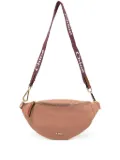 Chloé Kids logo-strap belt bag - Brown