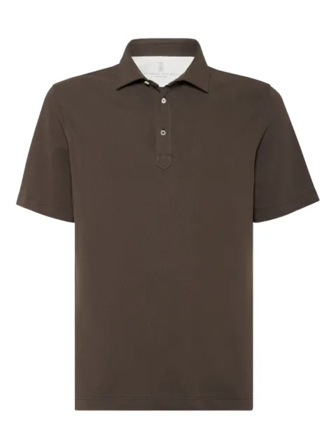 Brunello Cucinelli piqué polo shirt
