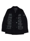 Tatras double-breasted quilted-panel jacket - Blue
