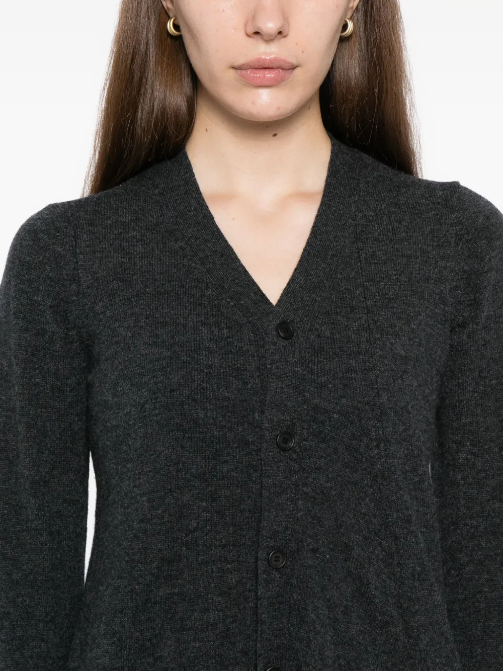 Yohji Yamamoto V-neck Cardigan In Black