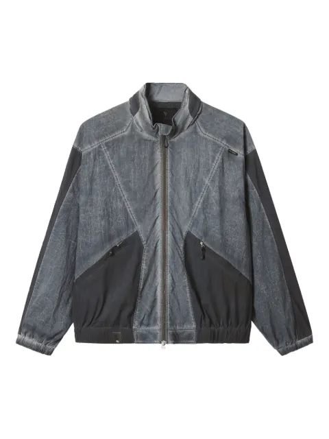 FIVE CM panelled zip-up windbreaker