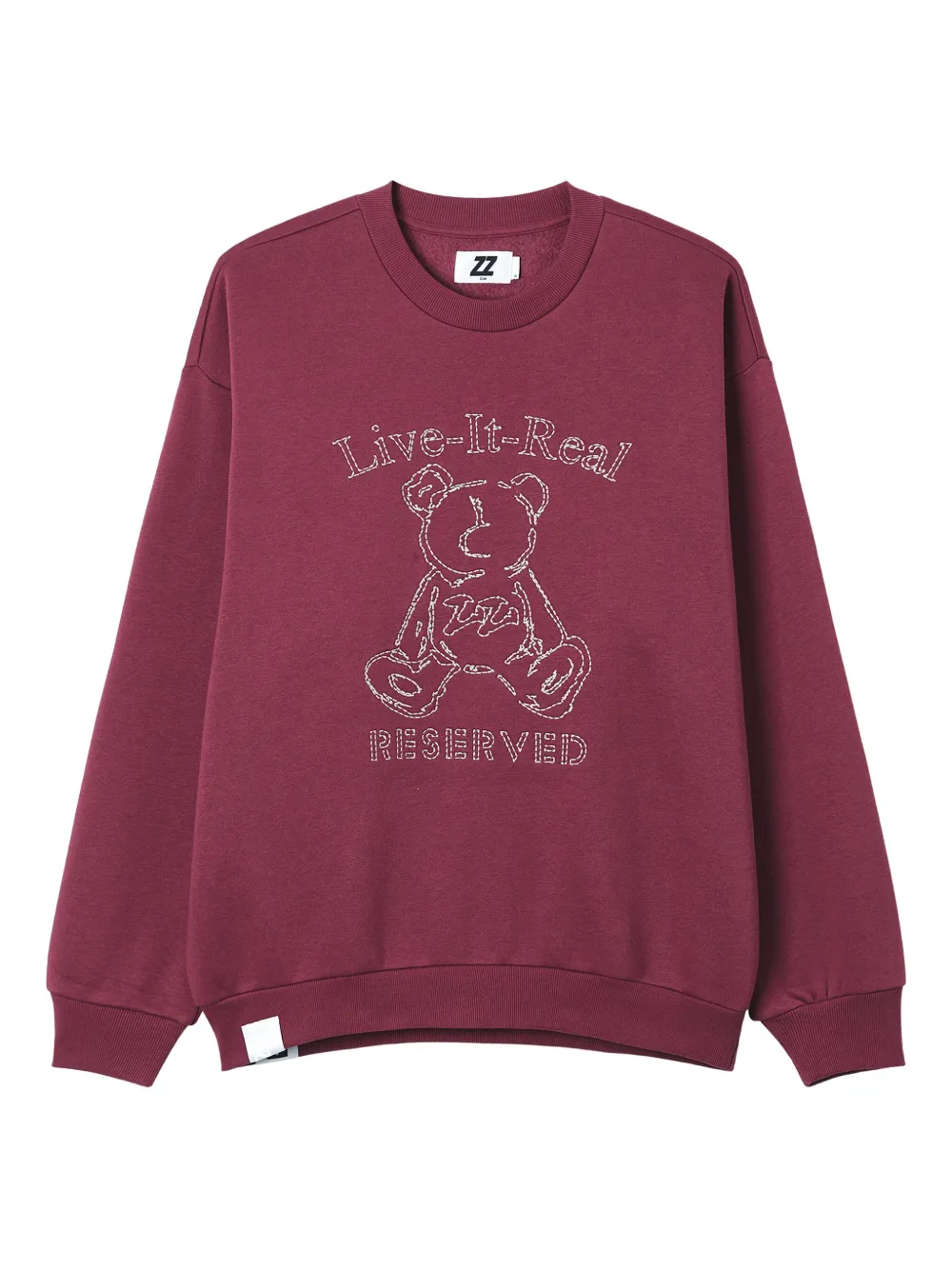Izzue Teddy-embroidered Sweatshirt In Red