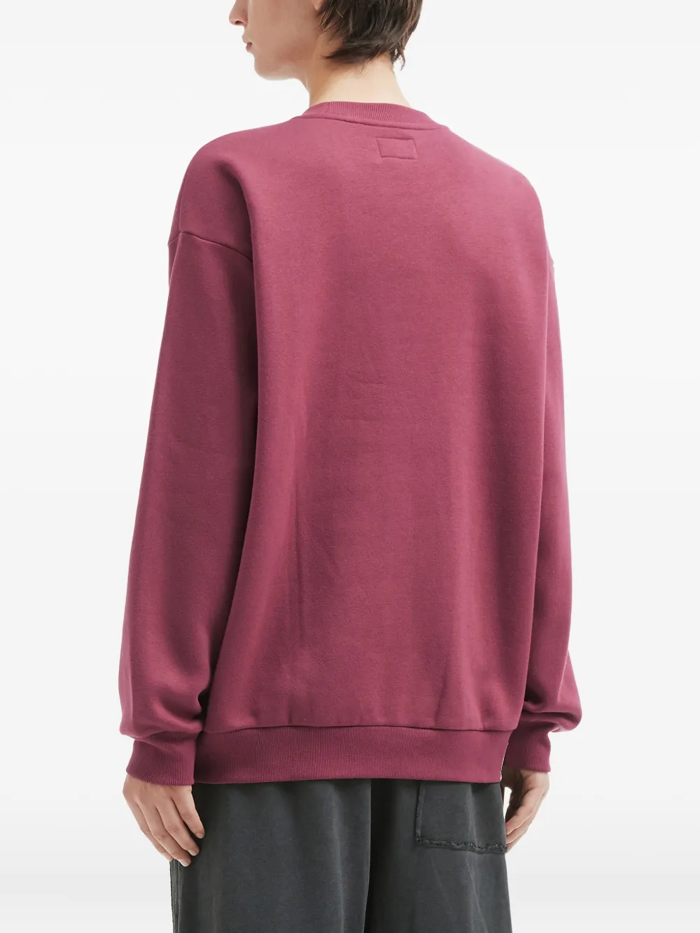 Izzue Teddy-embroidered Sweatshirt In Red