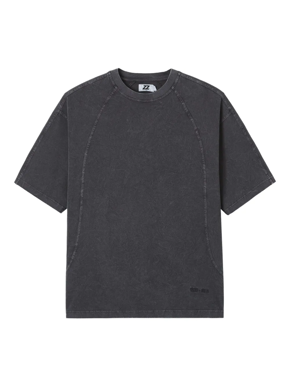 izzue logo-embroidered T-shirt | Grey | Image 1