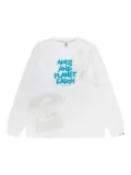 AAPE BY *A BATHING APE® long-sleeve T-shirt - White