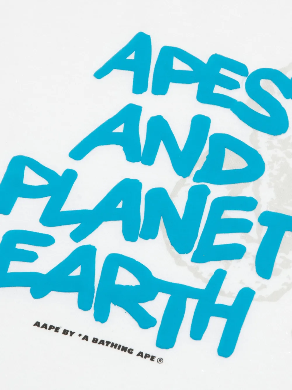 AAPE BY *A BATHING APE T-shirt met lange mouwen Wit