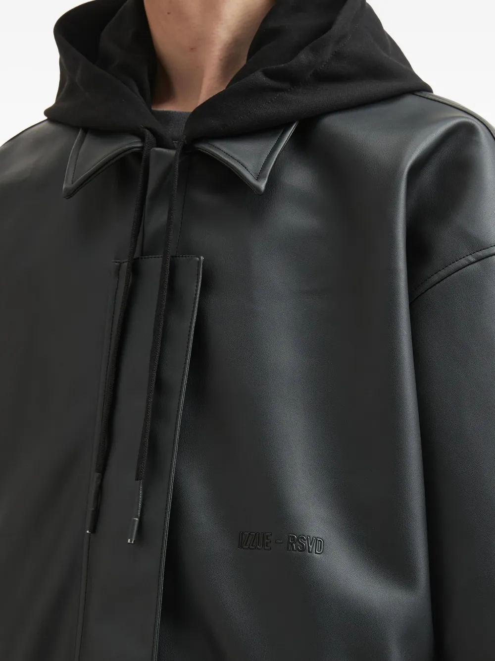 izzue Jack met capuchon Zwart