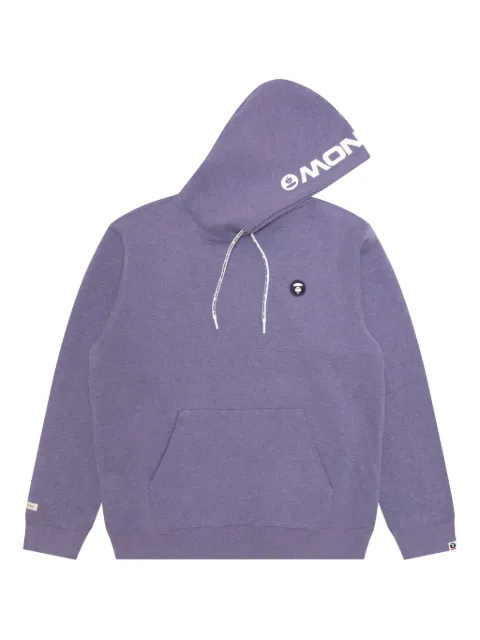 AAPE BY *A BATHING APE® logo-detail long-sleeves hoodie
