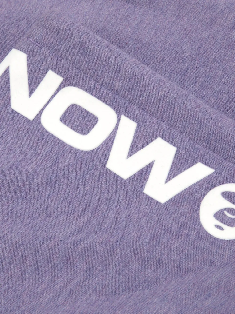 Aape By A Bathing Ape Logo-detail Long-sleeves Hoodie In Purple