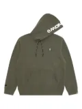 AAPE BY *A BATHING APE® logo-print hooded sweatshirt - Green