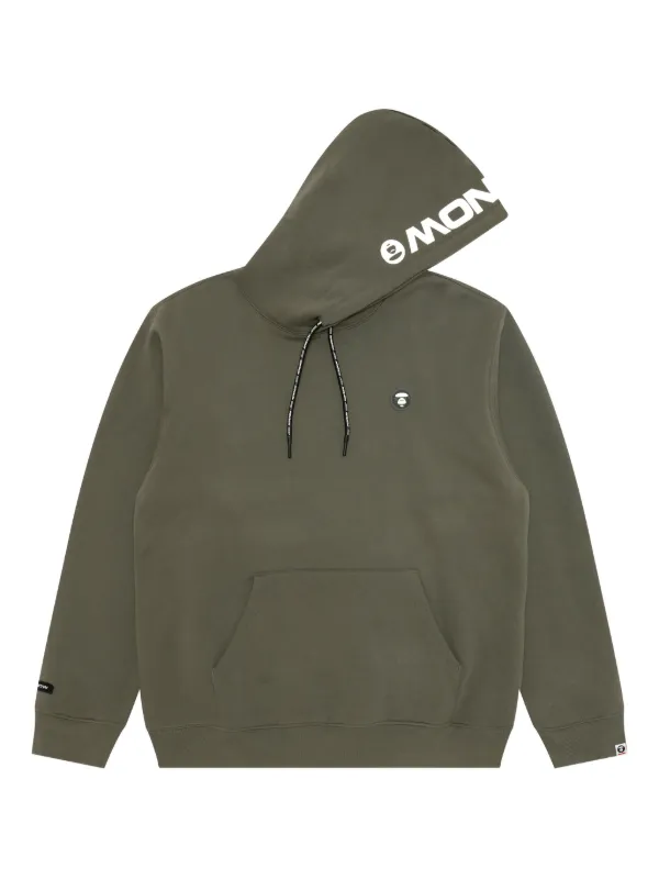 AAPE BY *A BATHING APE® ロゴ スウェットパーカー | グリーン 
