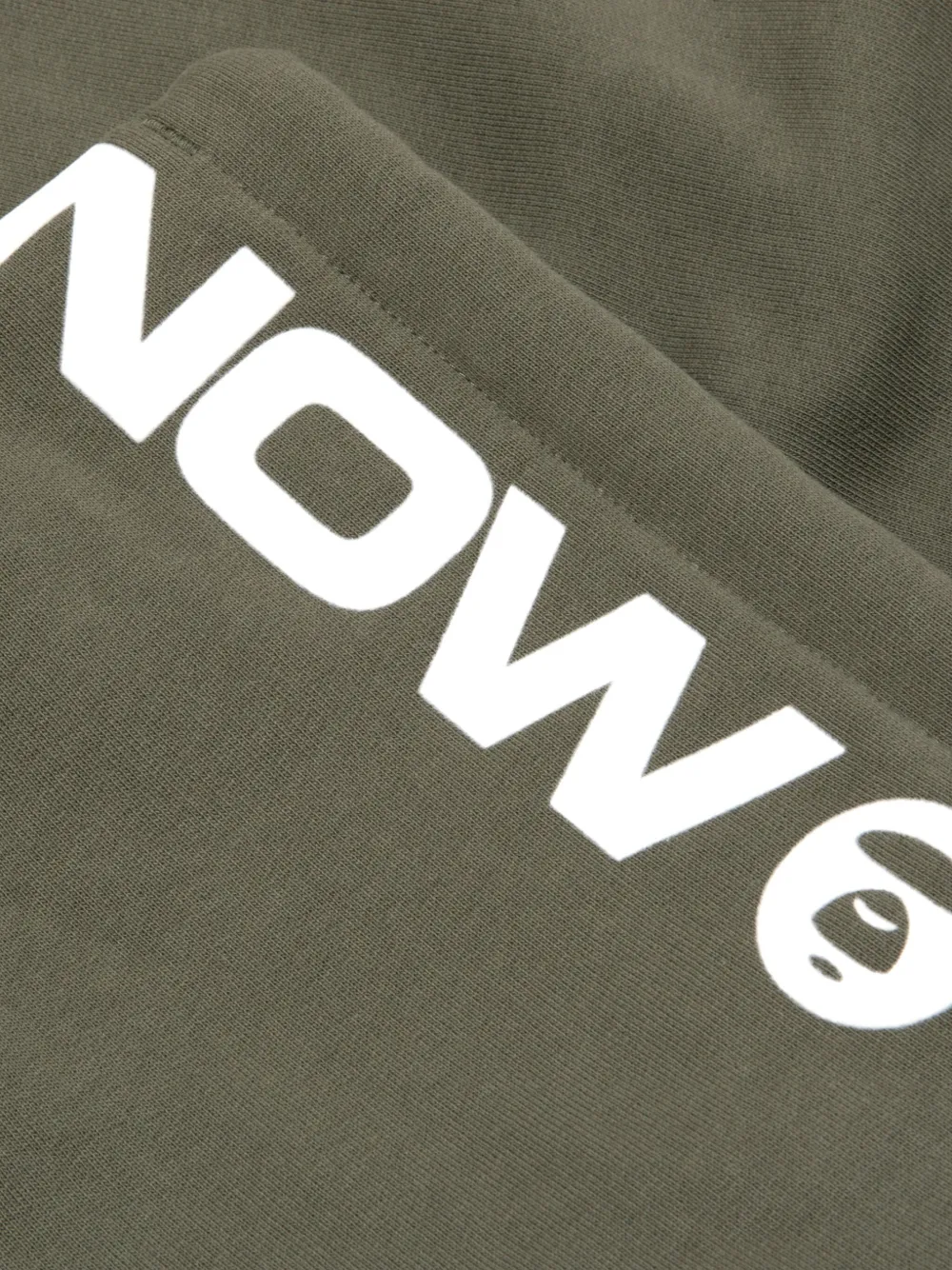 AAPE BY *A BATHING APE Sweater met logoprint Groen