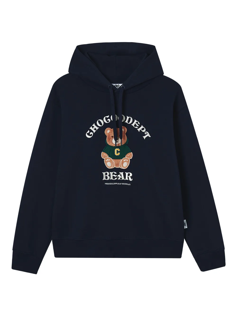 CHOCOOLATE embroidered-logo hoodie | Blue | Image 1