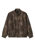 FIVE CM panelled bomber jacket - Brown