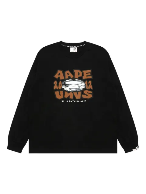 AAPE BY *A BATHING APE® crew-neck long-sleeve sweatshirt