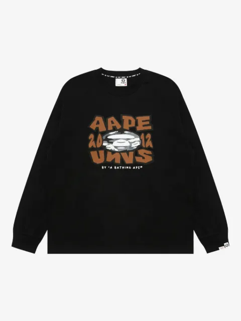 AAPE BY *A BATHING APE® crew-neck long-sleeve sweatshirt