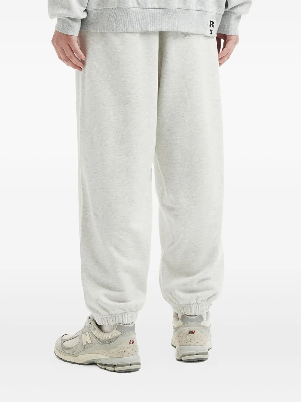 Izzue X Russell Athletic Logo-patch Track Pants In Gray