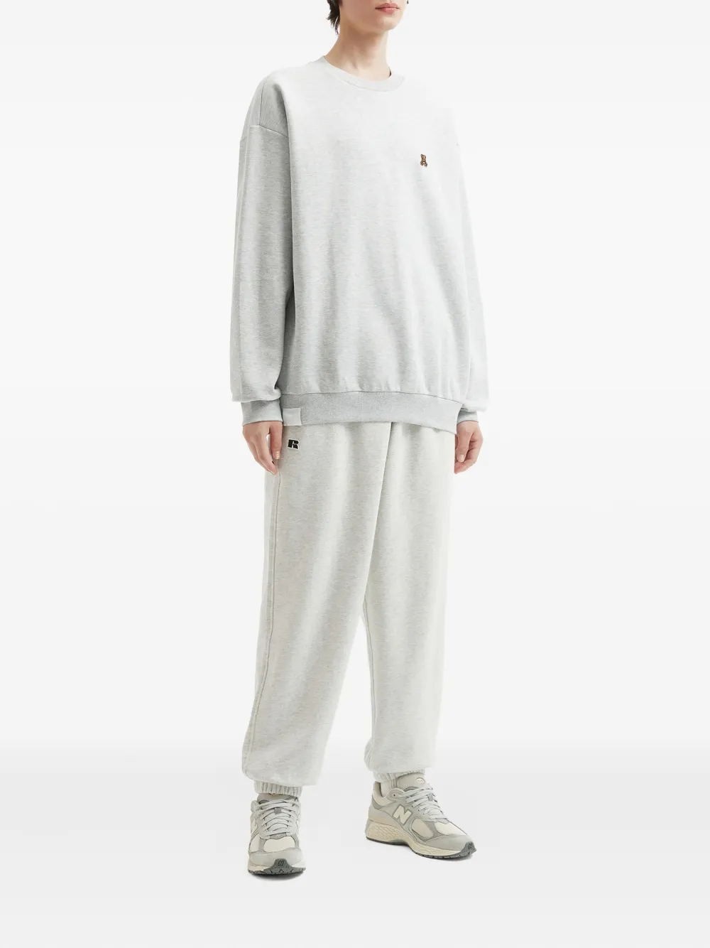 Izzue x Russell Athletic trainingsbroek met logopatch - Grijs