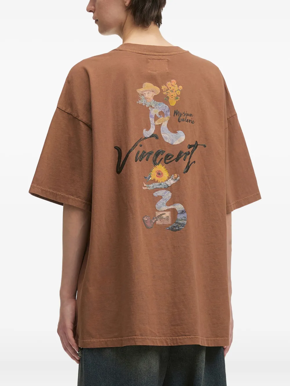 Musium Div. Cotton T-shirt In Brown