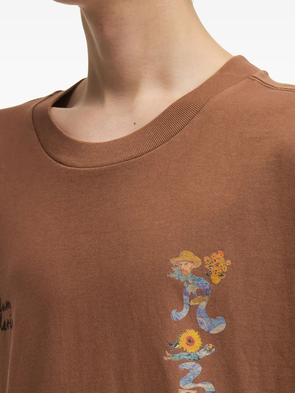 Musium Div. Cotton T-shirt In Brown