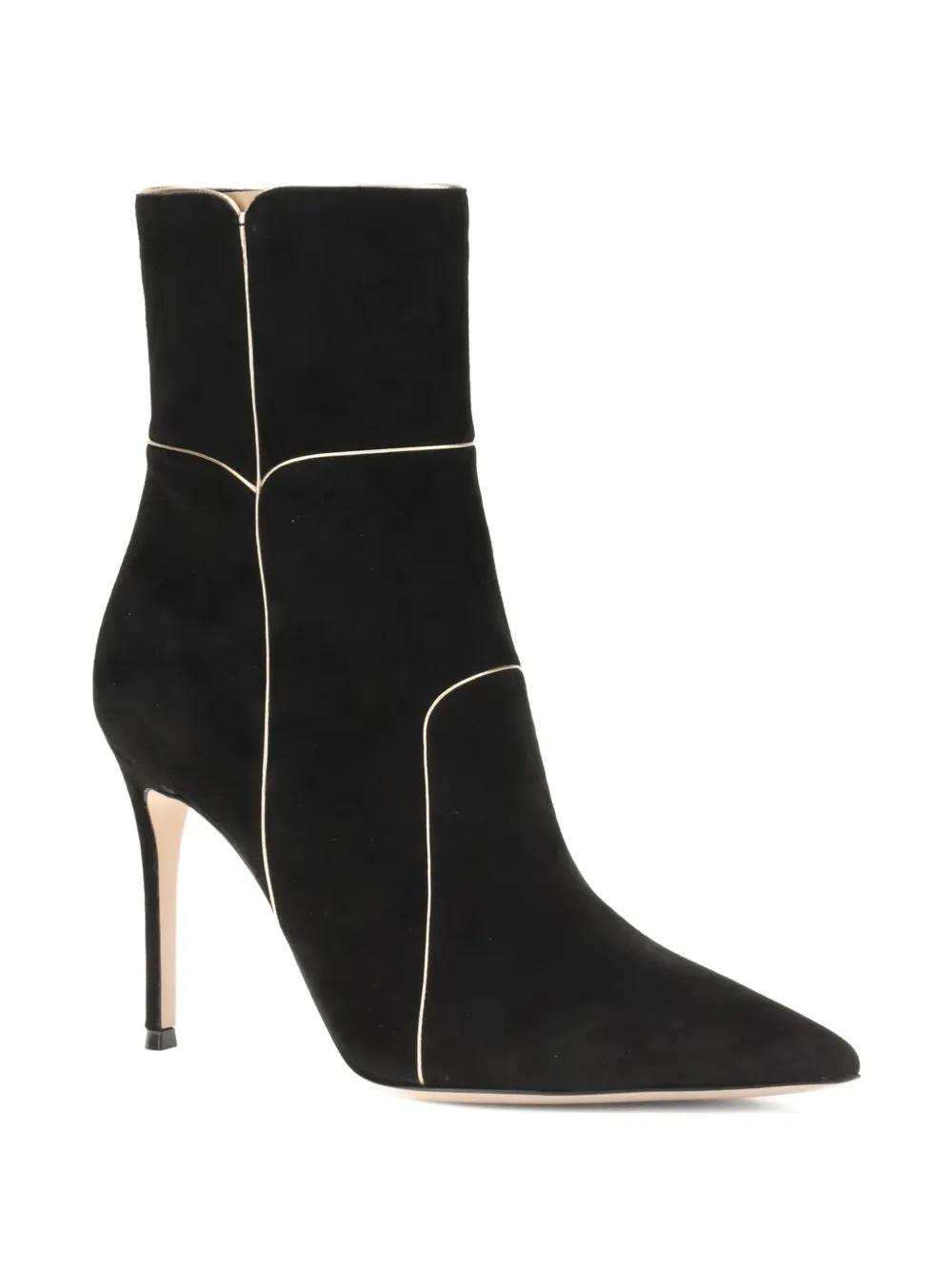 Gianvito Rossi 95mm Pointed-toe Stiletto Boots In Black