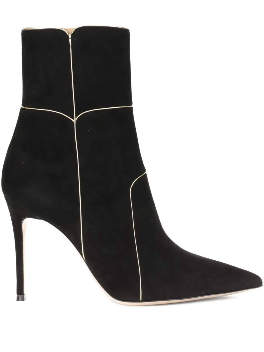 Gianvito Rossi 95mm pointed-toe stiletto boots Black