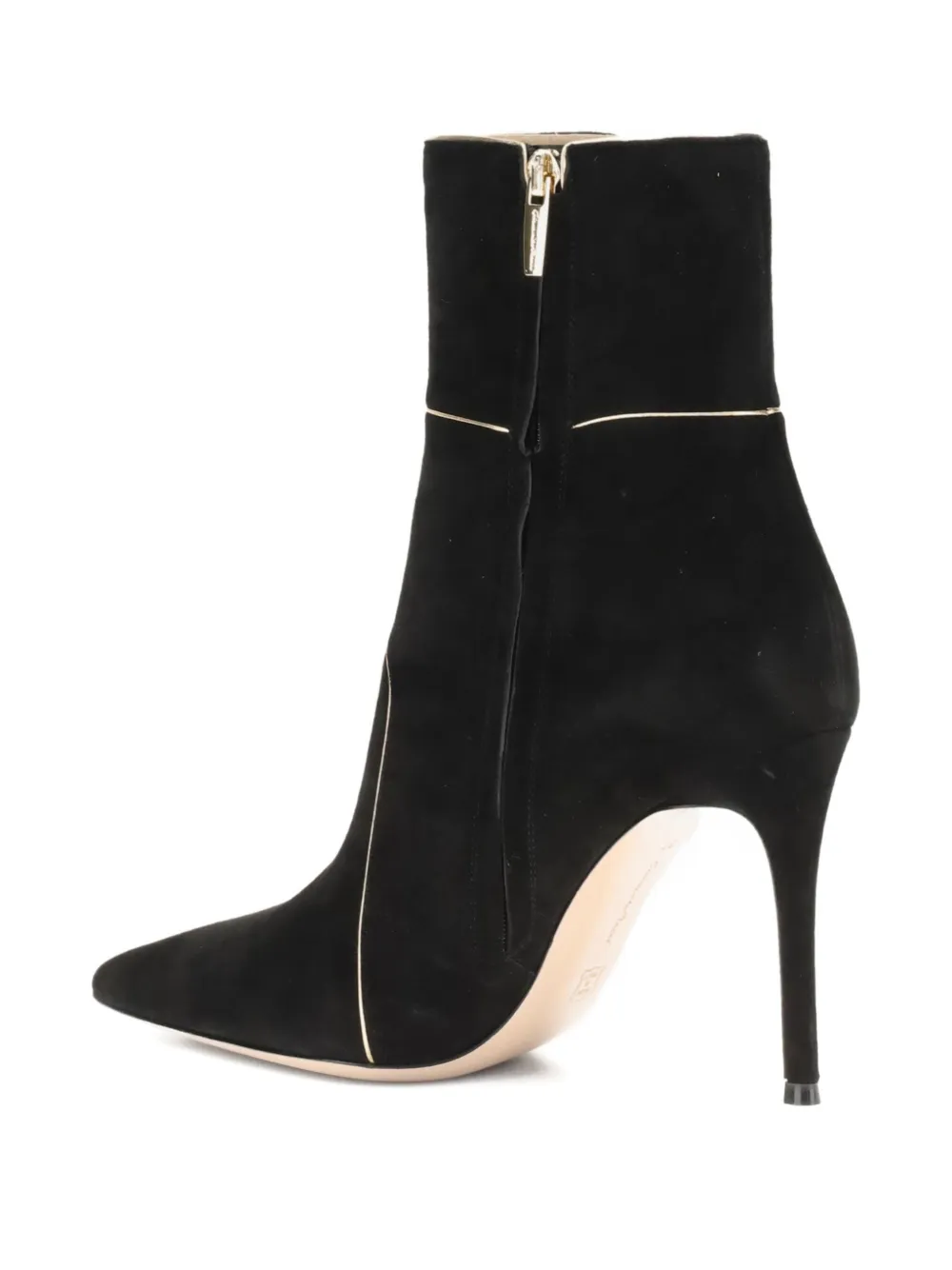 Gianvito Rossi 95mm Pointed-toe Stiletto Boots In Black