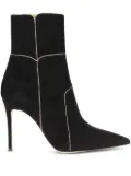 Gianvito Rossi 95mm pointed-toe stiletto boots - Black