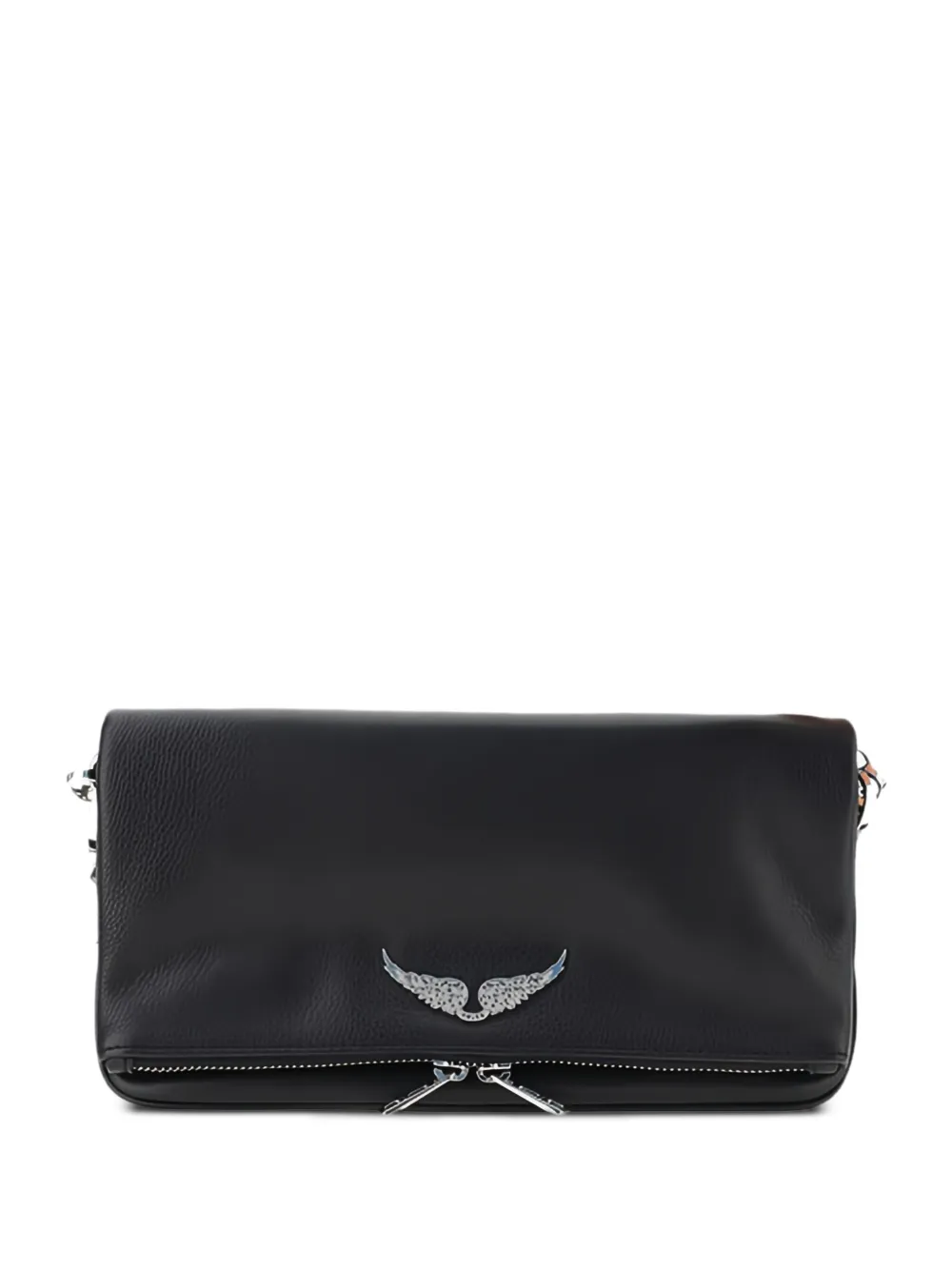 Zadig&Voltaire grained leather logo-detail shoulder bag | Black | Image 1