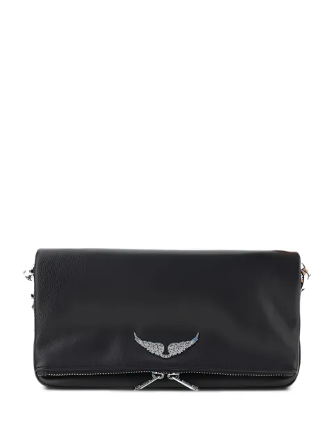 Zadig&Voltaire Bolsa de couro granulado com logo