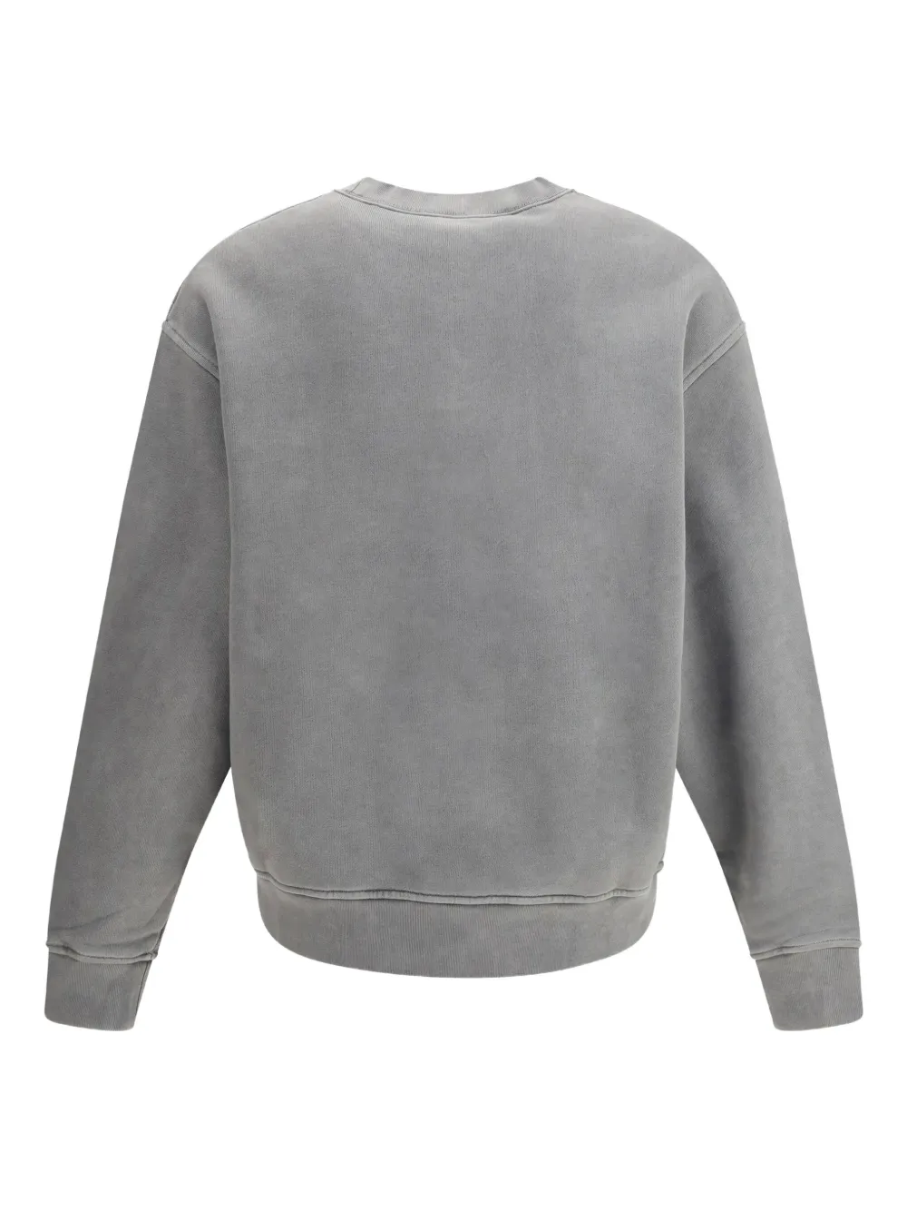 Palm Angels neck-logo crew-neck sweatshirt - Grijs