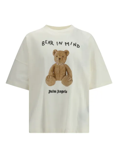Palm Angels teddy bear print cotton T-shirt