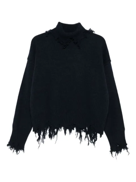 Seafarer STELLA frayed-edges high-neck sweater