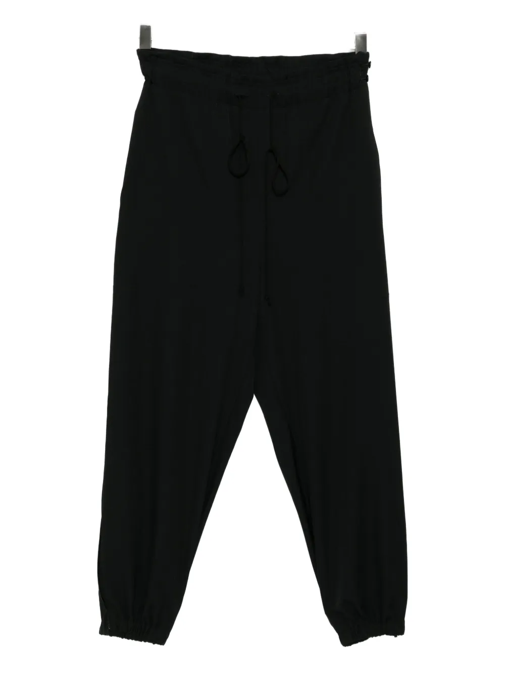 Y's wool tapered trousers | Black | Image 1