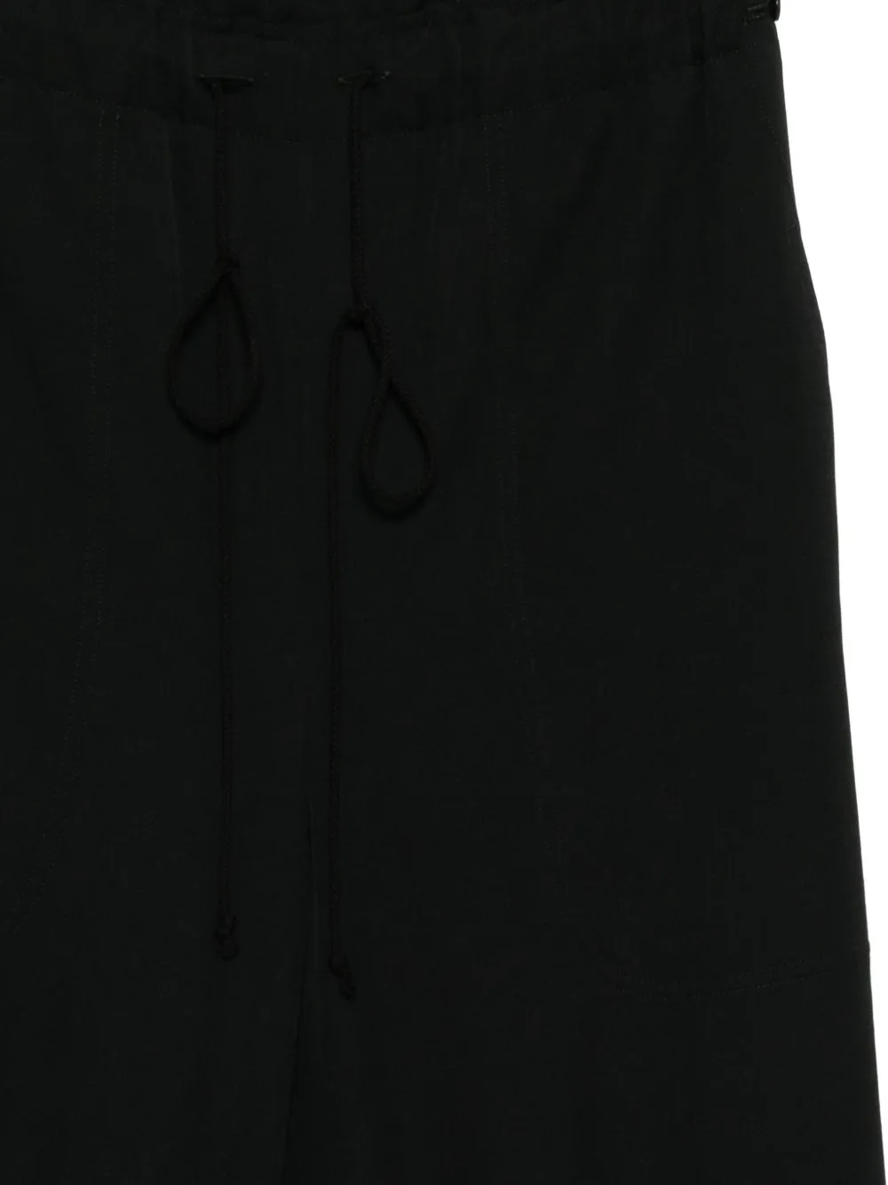 Y's Broek met toelopende pijpen Zwart