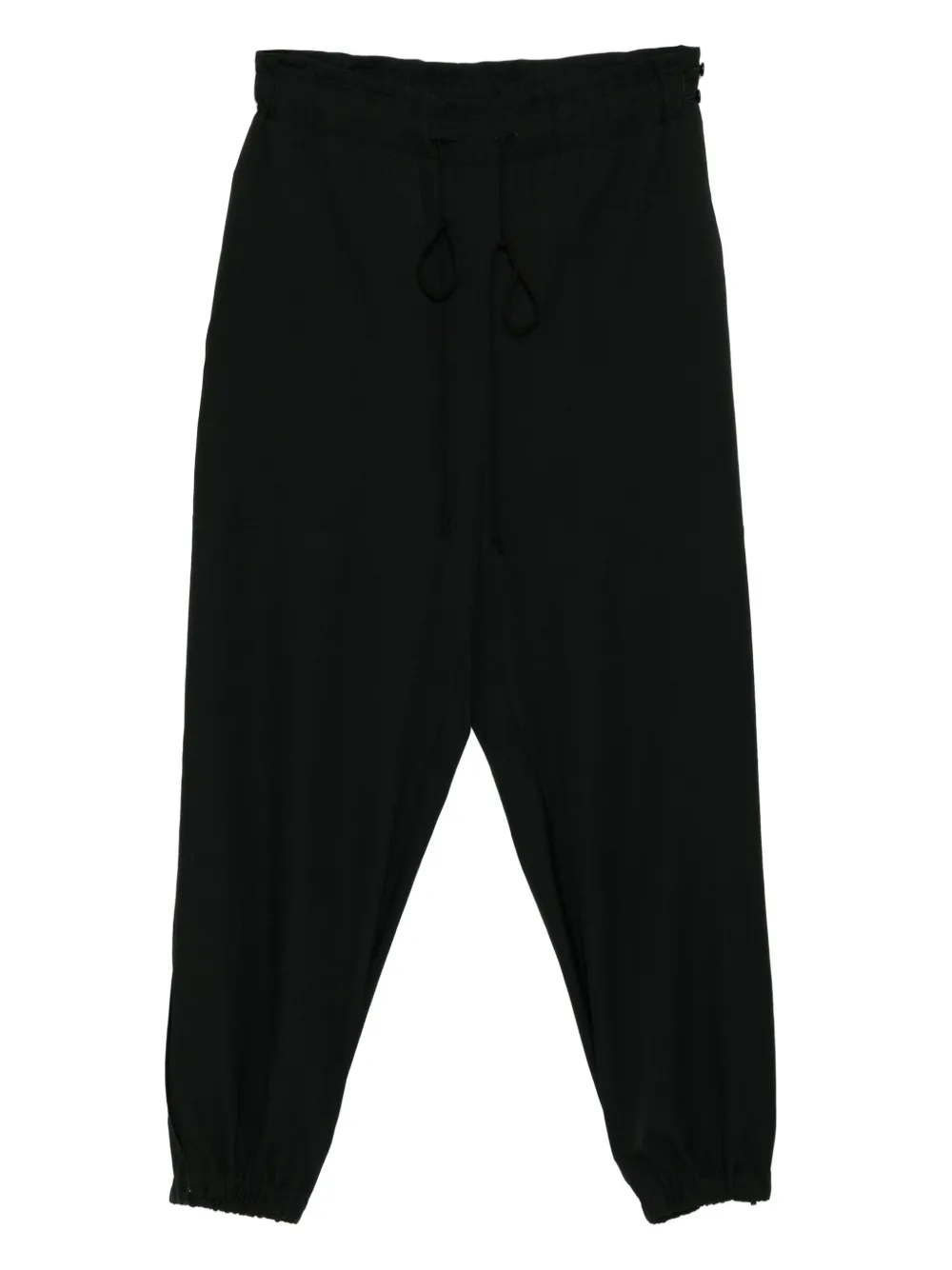 Y's wool tapered trousers | Black | Image 1