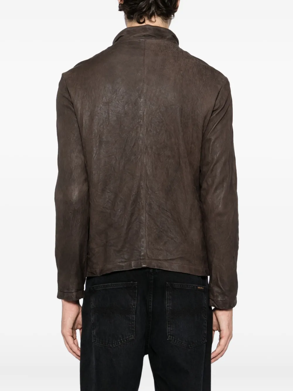 Giorgio Brato Leren jack Bruin