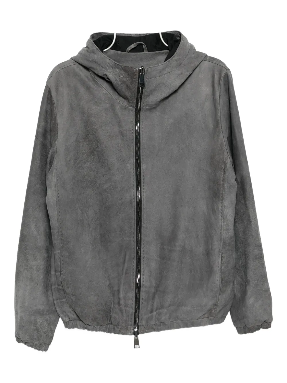 Giorgio Brato leather biker jacket | Grey | Image 1