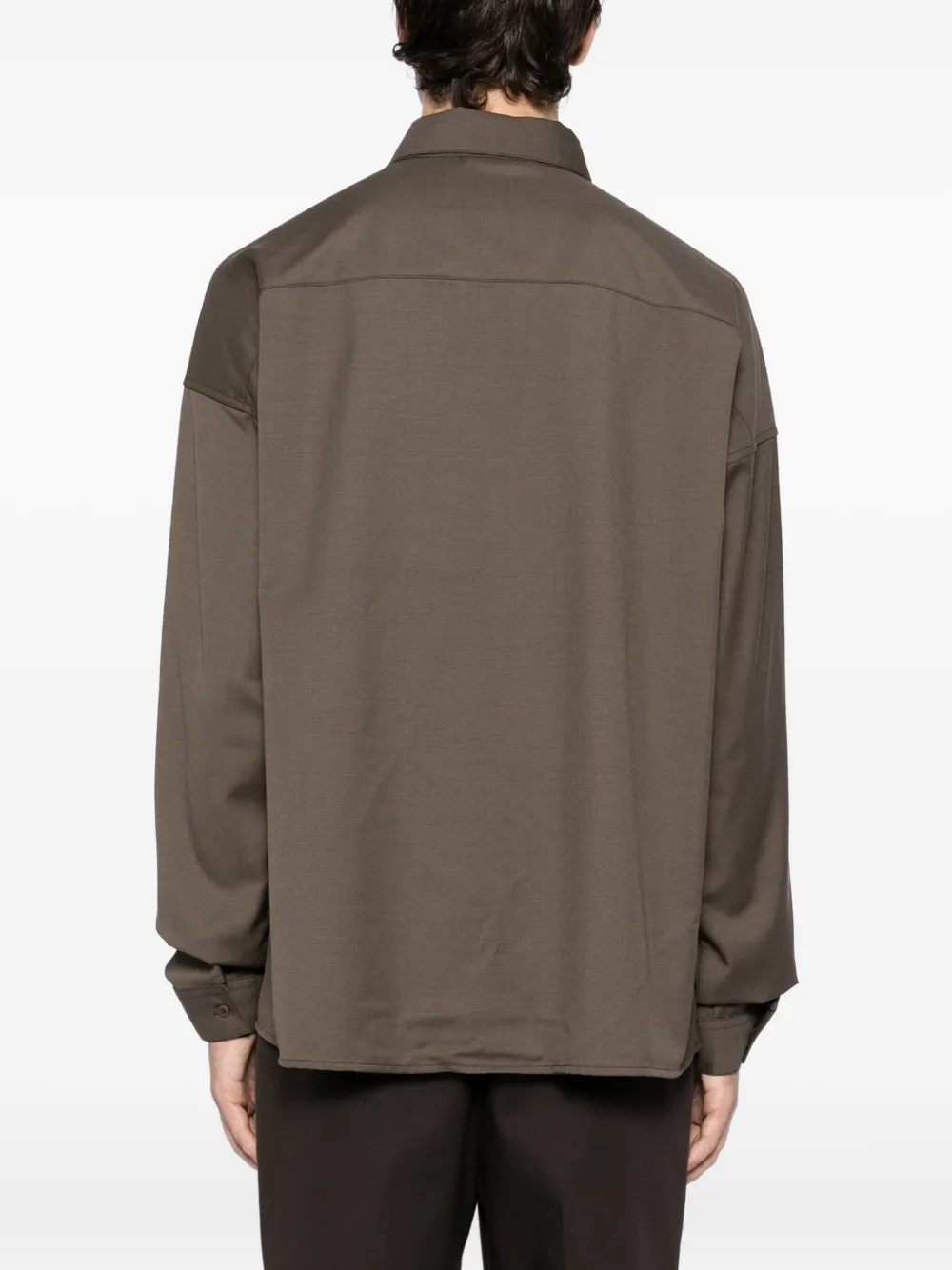 ENTIRE STUDIOS Overhemd met lange mouwen Bruin